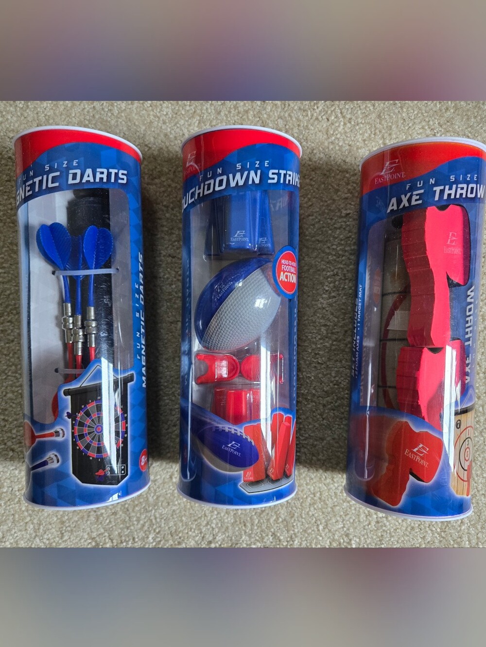 Fun-Size Party Game Set - Blue and Red